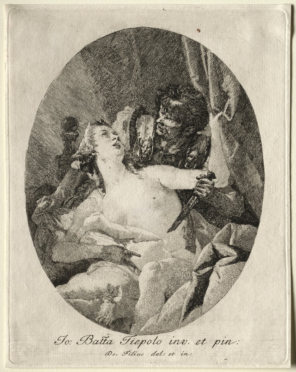 Tarquin og Lucretia af Giovanni Domenico Tiepolo