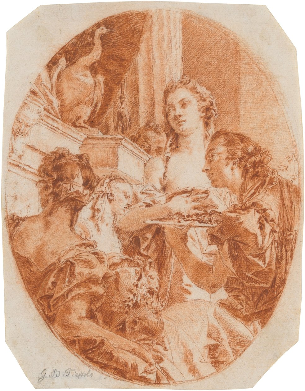 Tarquinius og Lucretia af Giovanni Domenico Tiepolo