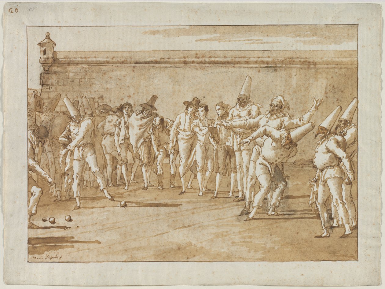 Skålespillet af Giovanni Domenico Tiepolo