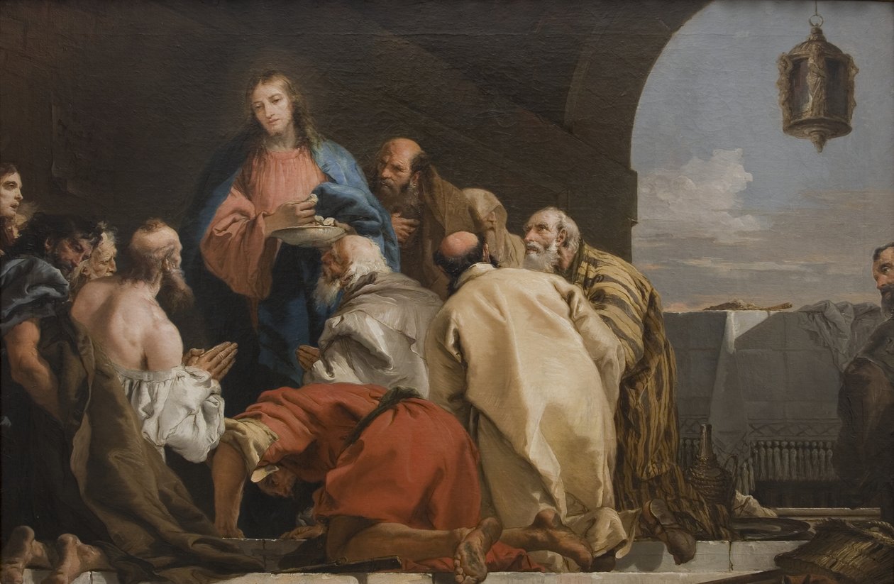 Eukaristiens institution af Giovanni Domenico Tiepolo