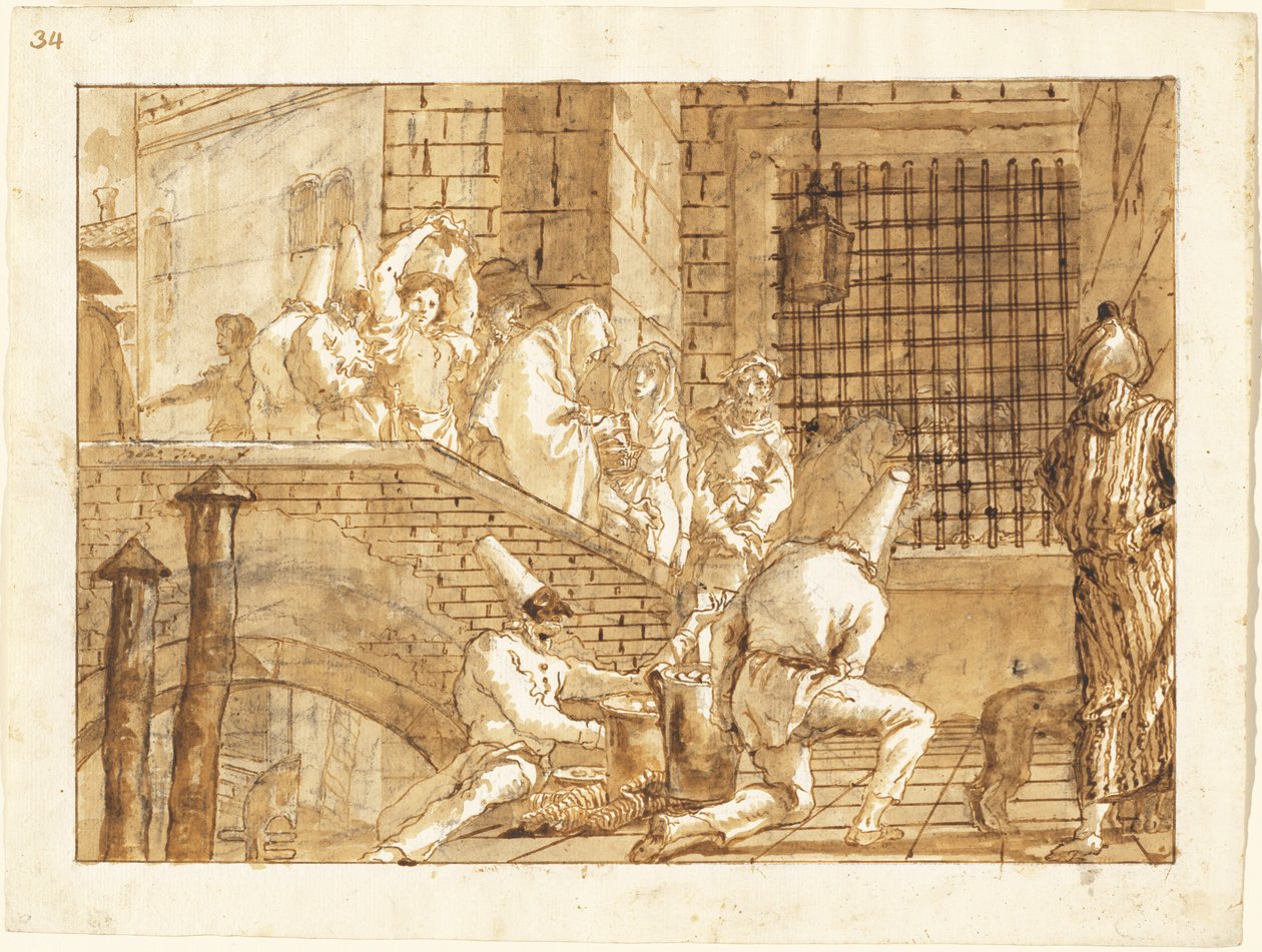 Fængselsbesøget af Giovanni Domenico Tiepolo