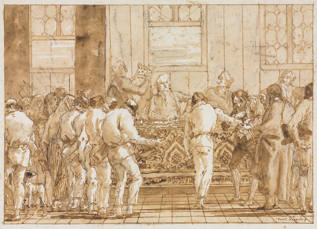 Rettergangen af Giovanni Domenico Tiepolo