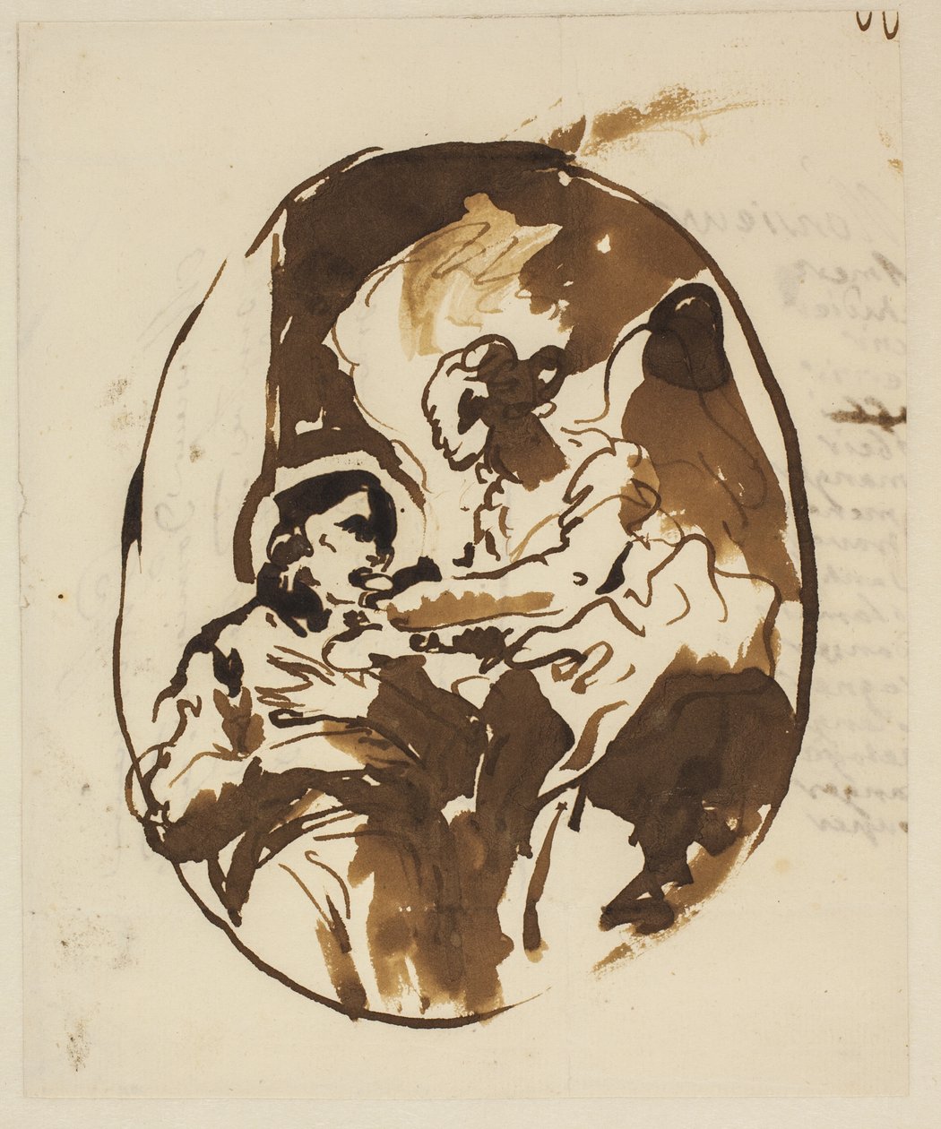 En helgens fællesskab af Giovanni Domenico Tiepolo
