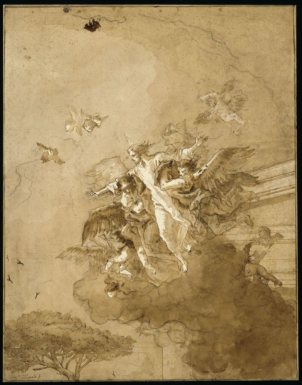 Kristi opstandelses triumf af Giovanni Domenico Tiepolo