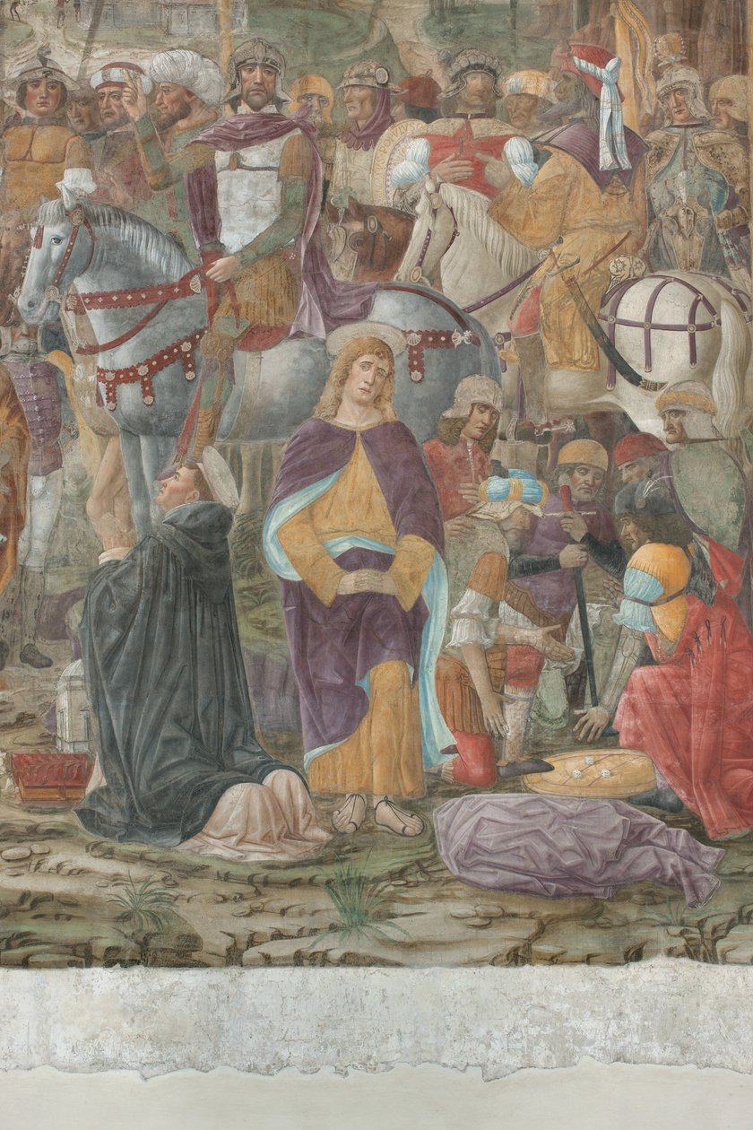 Milano, refektorium for Cenacolo Vinciano, Donato Montorfano, Kristi korsfæstelse af Giovanni Donato Montorfano
