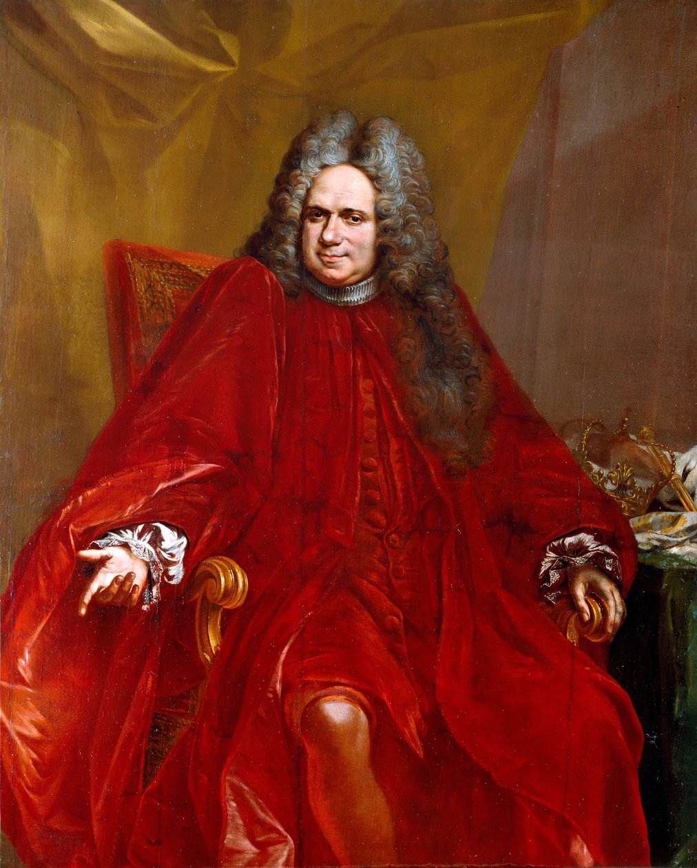 Portræt af Benedetto Viale (1660-1749 ca.) doge af Generepublikken fra 1717 til 1719 Maleri af Giovanni Enrico Vaymer (1665-1738) 1717-1719 Dim. 154x125 cm Sestri Levante, Galleria Rizzi af Giovanni Enrico Vaymer