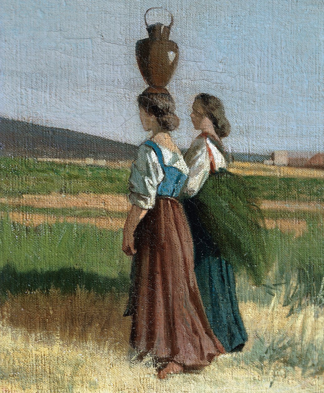 Livorno vandbærer af Giovanni Fattori
