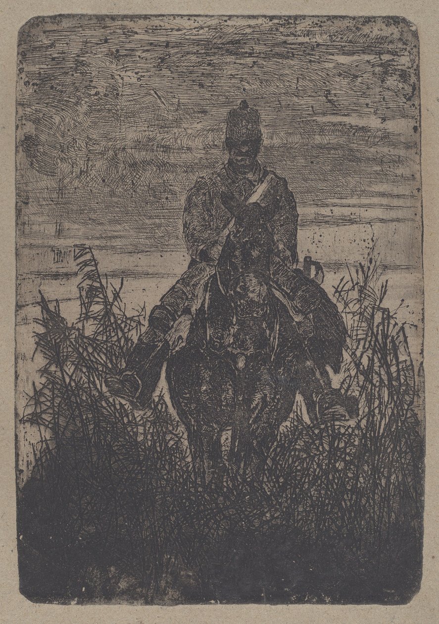 Patrulje [Udforskning] af Giovanni Fattori