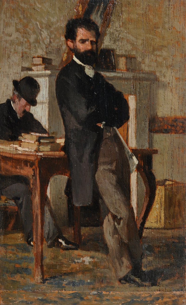 Portræt af advokaten Silvestro Bongiovanni af Giovanni Fattori