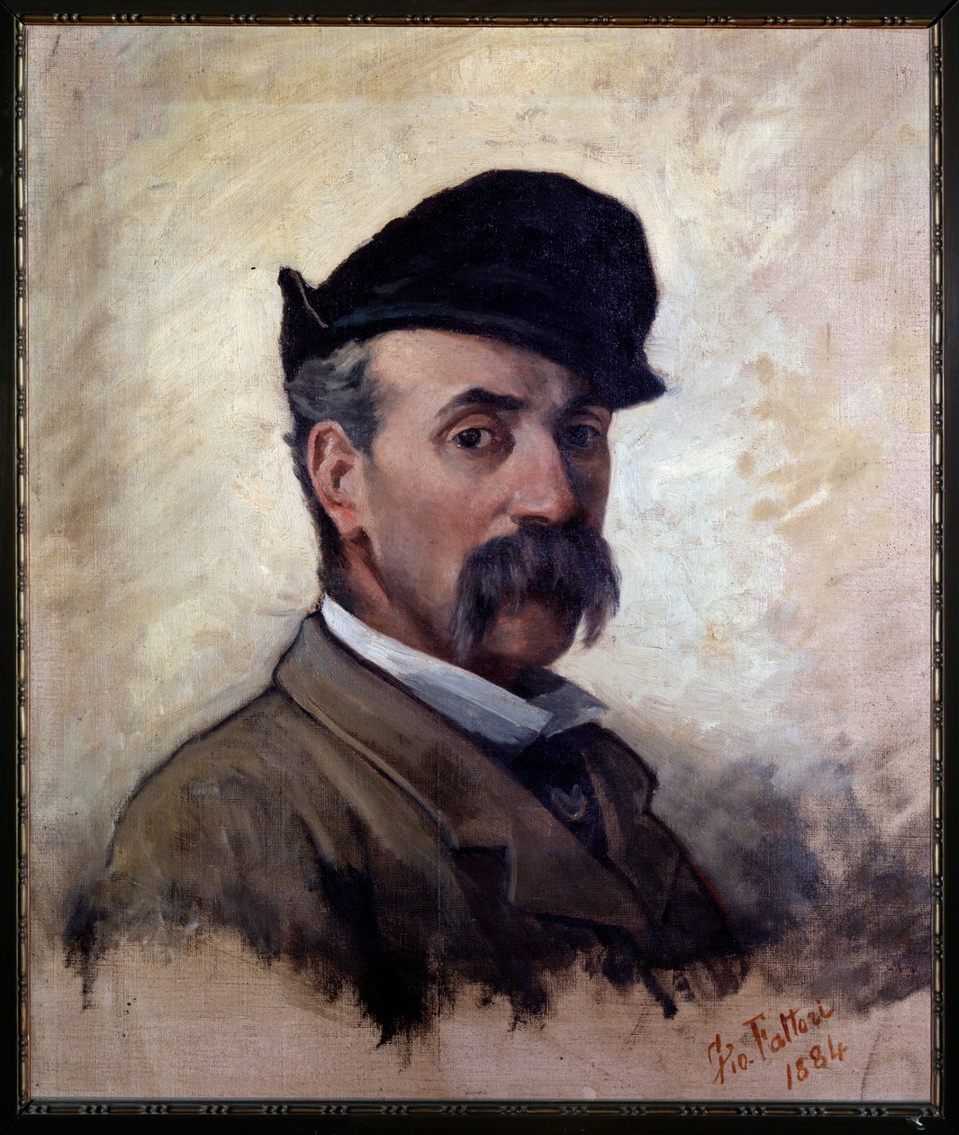 Selvportræt i en alder af 59 (maleri af Giovanni Fattori