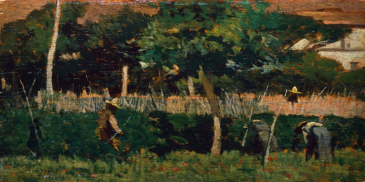 The Gardeners, af Giovanni Fattori af Giovanni Fattori