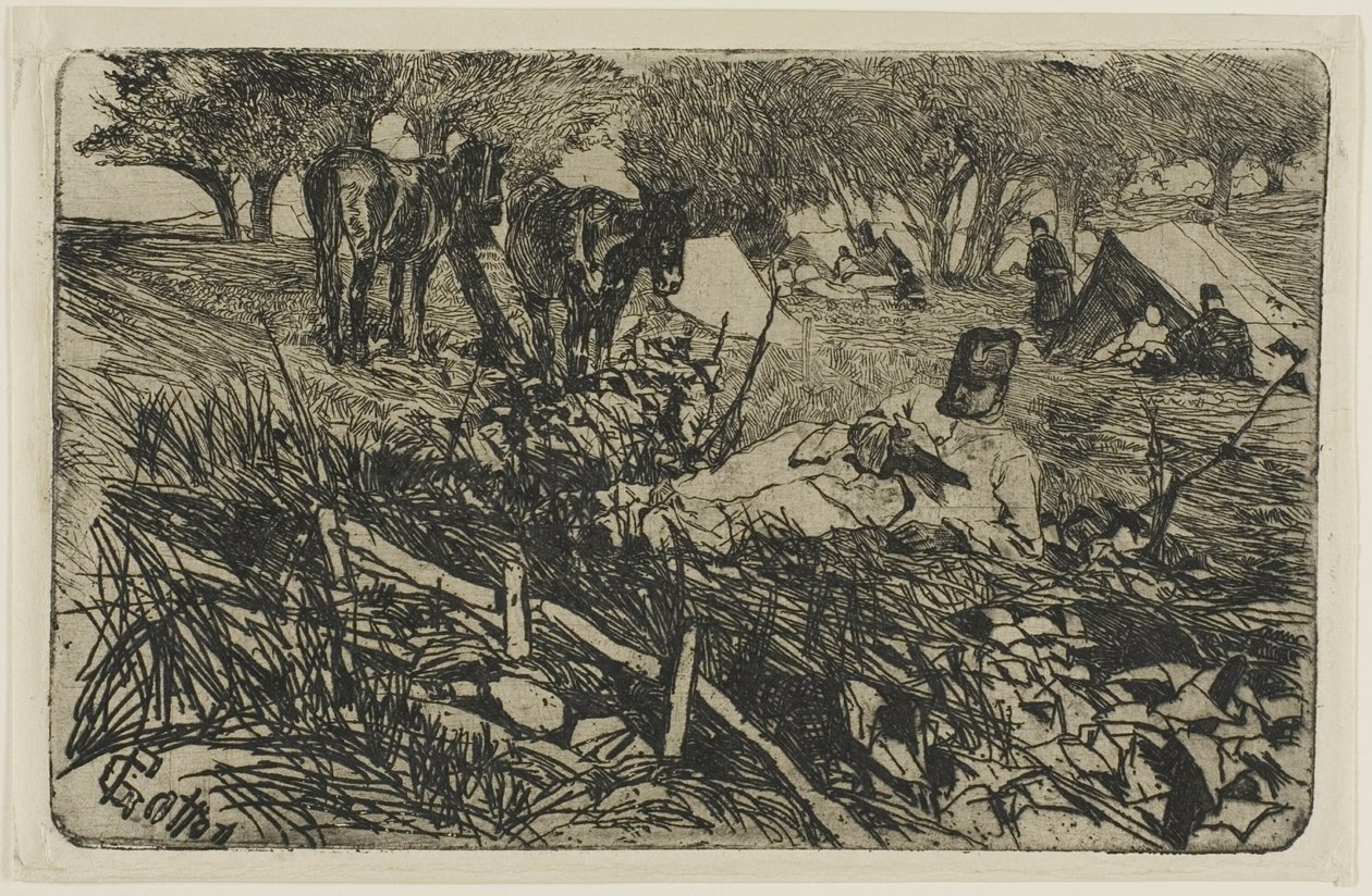 Brevet i Lejren af Giovanni Fattori
