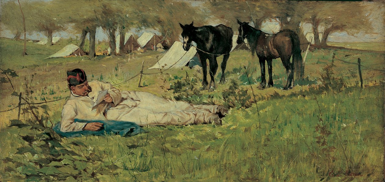 Brevet til Marken af Giovanni Fattori