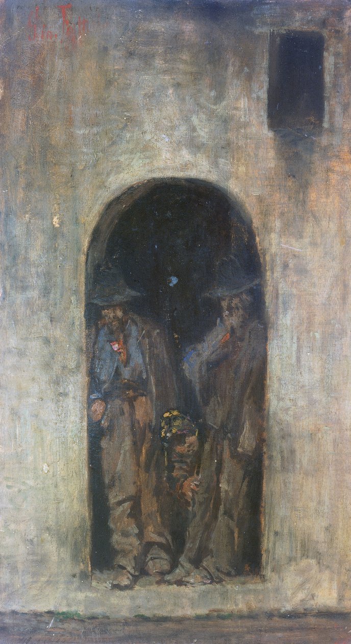 Trækulsbrænderne eller Maremma-arbejderne af Giovanni Fattori
