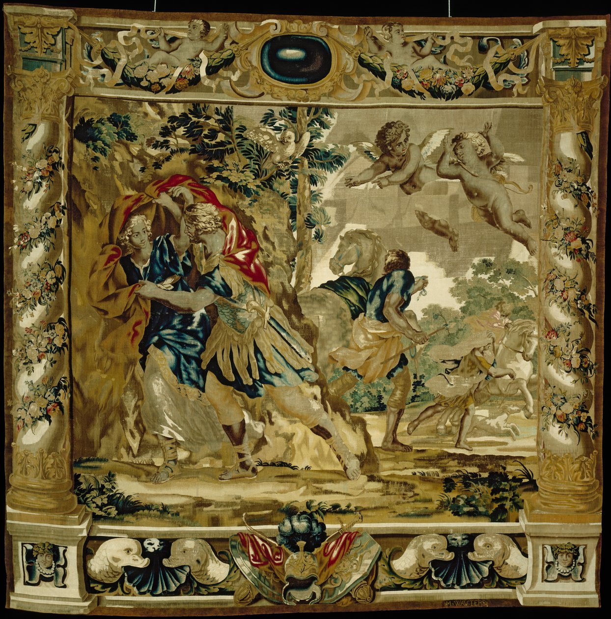 Dido og Aeneas søger ly for en storm af Giovanni Francesco (1610 62) Romanelli