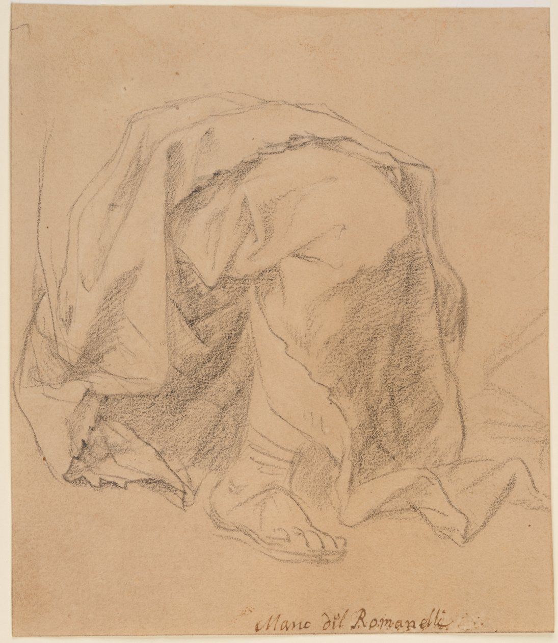 Studie af Draperi af Giovanni Francesco (1610 62) Romanelli