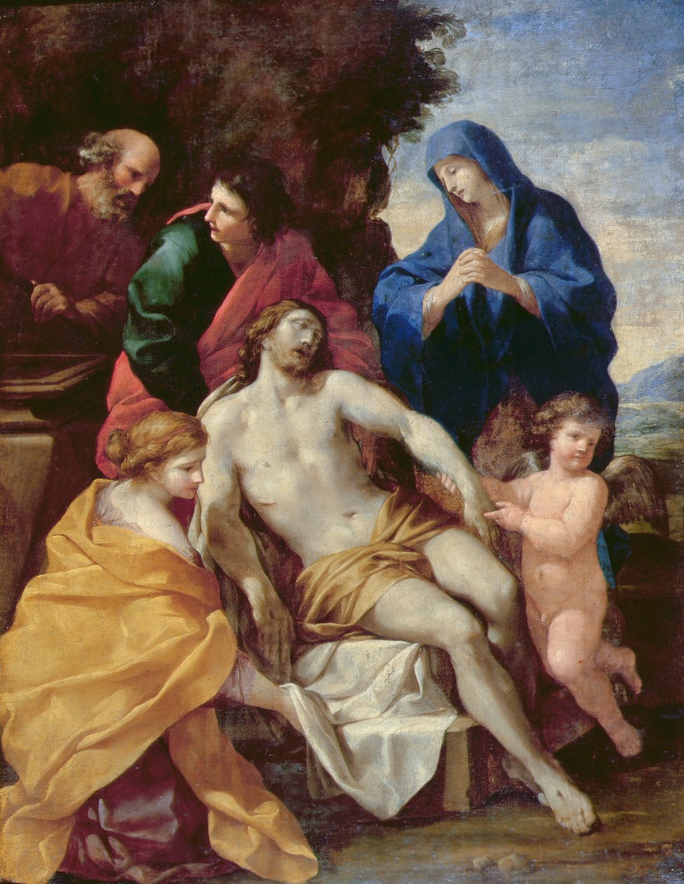 Entombent, ca. 1638 (olie på lærred) af Giovanni Francesco (1610 62) Romanelli