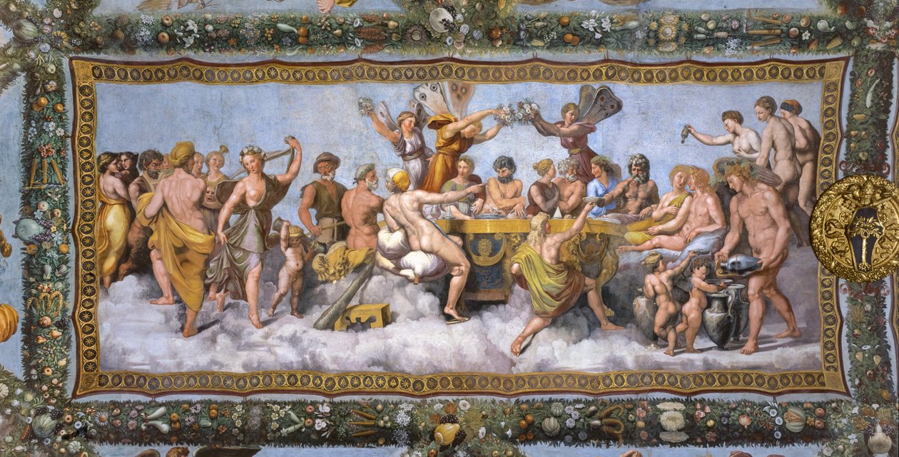 Ægteskab mellem Amor og Psyke af Giovanni Francesco (c.1488 1528) Penni