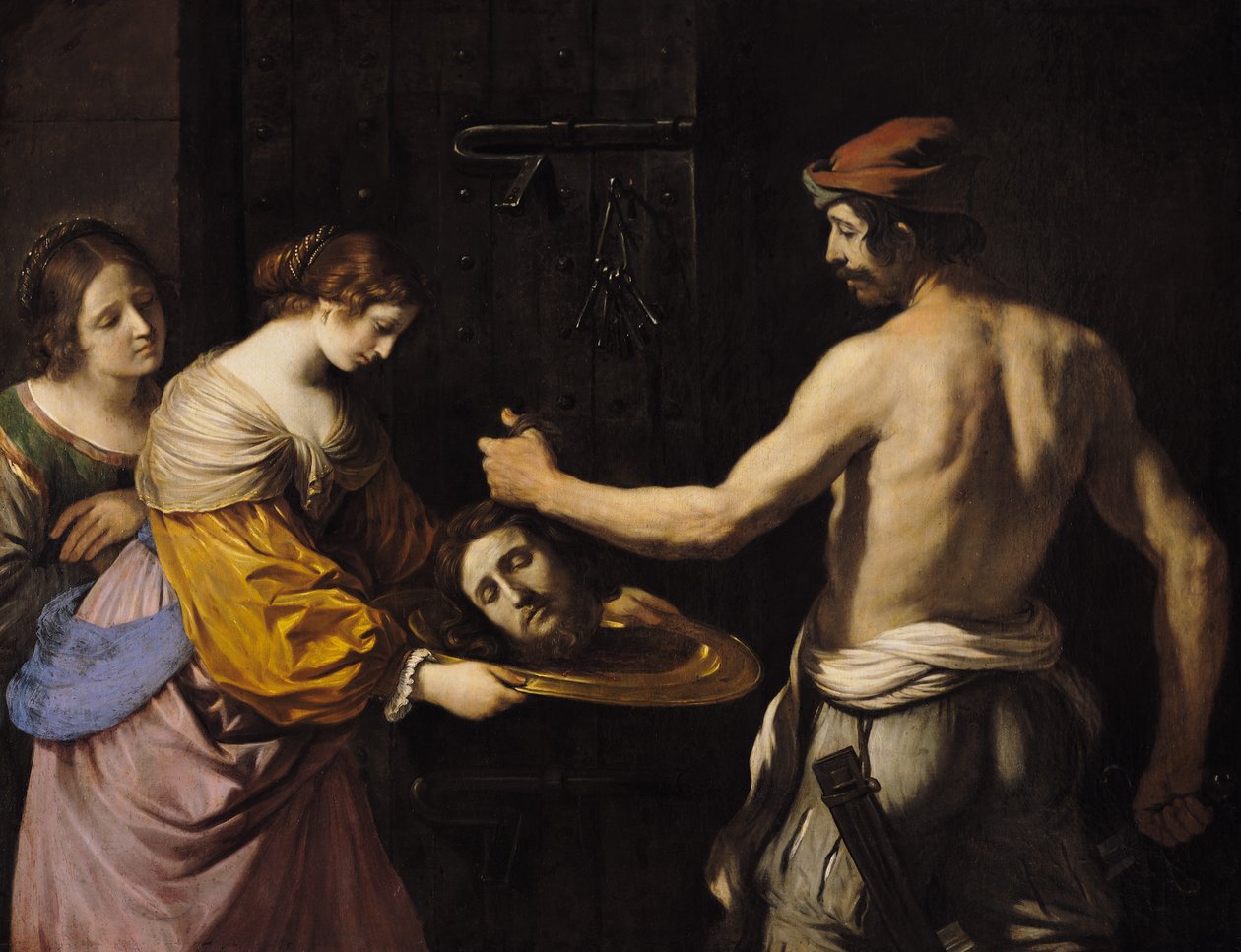 Salome tager imod Johannes Døberens hoved, 1637 af Giovanni Francesco Barbieri
