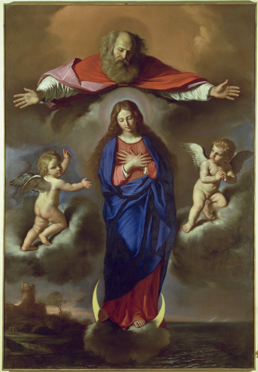 Den ubesmittede undfangelse af Giovanni Francesco Barbieri