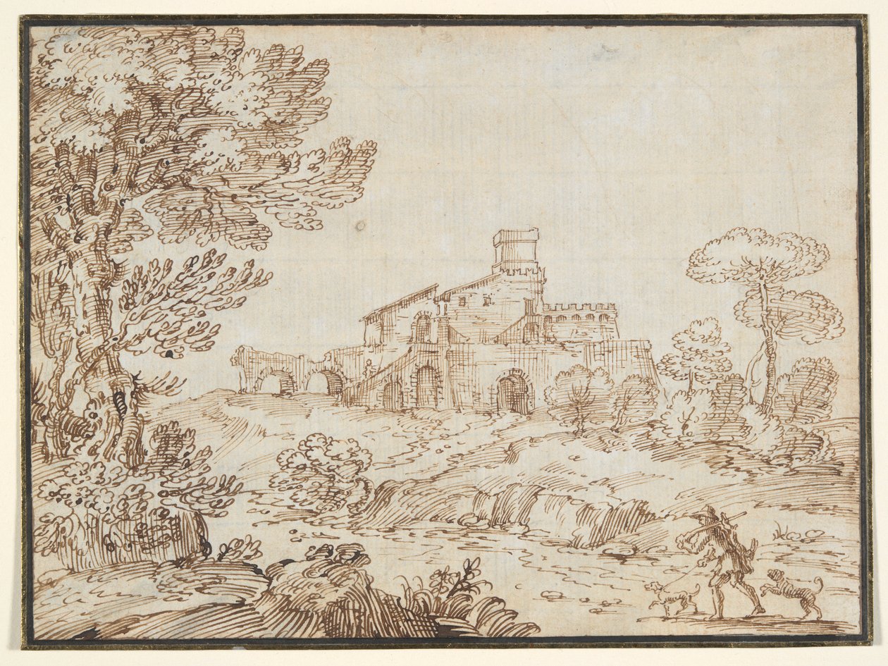 Termi de Caracalla (Caracallas bade) af Giovanni Francesco Grimaldi