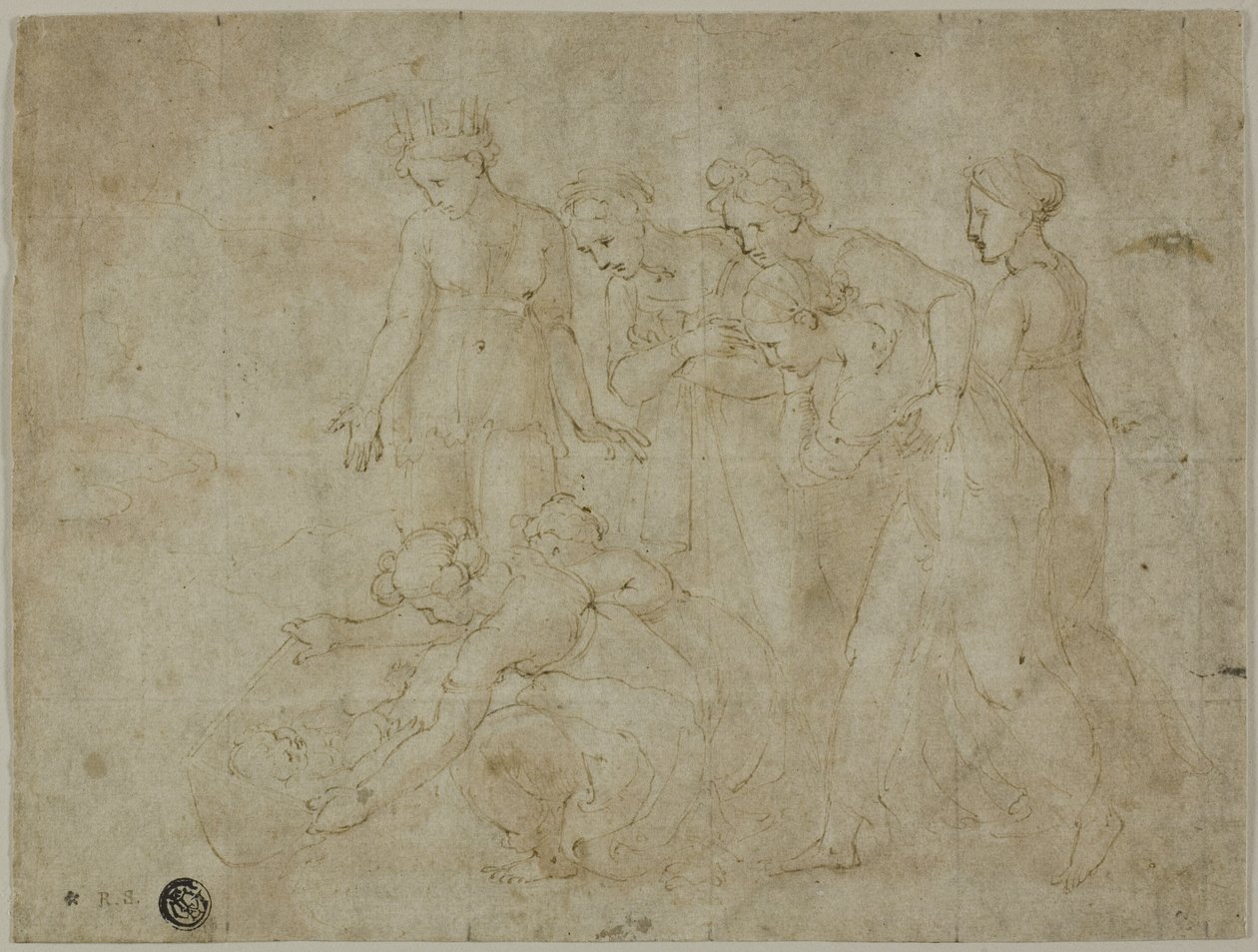 Fundet af Moses af Giovanni Francesco Penni