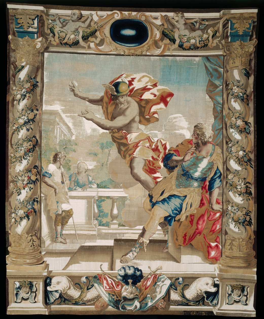 Mercury fortæller Aeneas at forlade Kartago, 1679 af Giovanni Francesco Romanelli