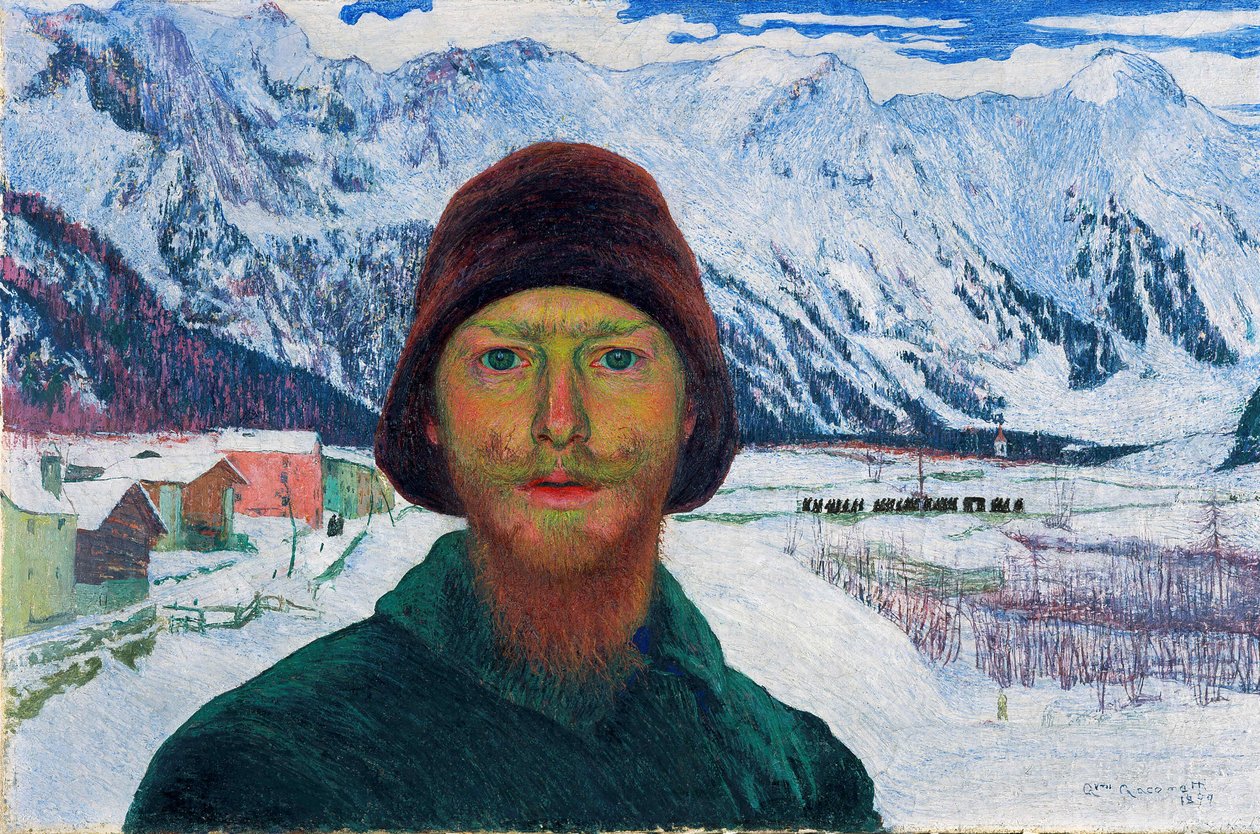 Selvportræt, 1899. af Giovanni Giacometti