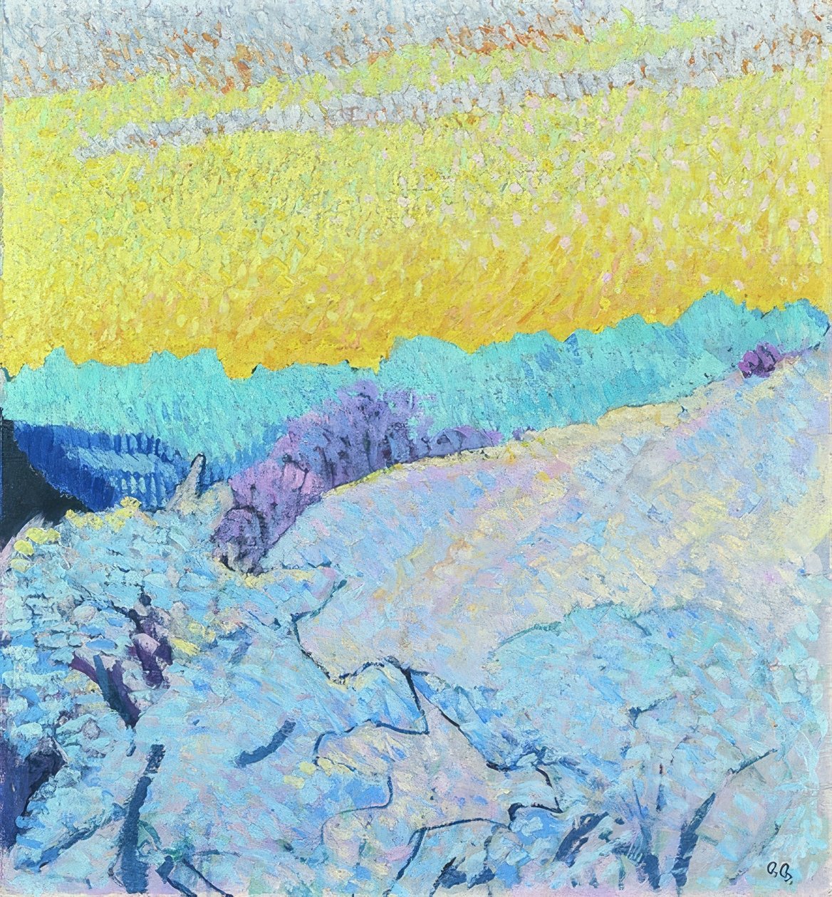 Vinterabend. 1905-06 af Giovanni Giacometti