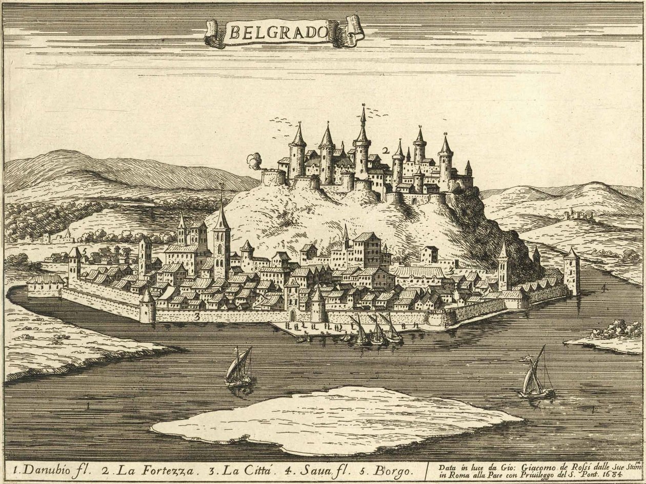 Beograd Slot (Giovanni Giacomo De Rossi, 1683) af Giovanni Giacomo De Rossi