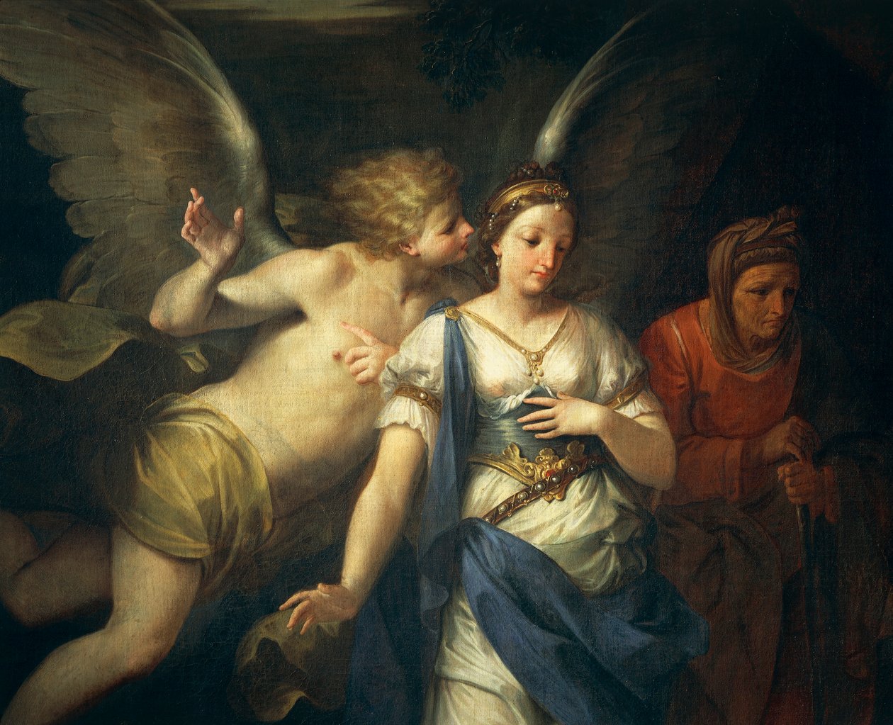 Engel inspirerende Judith af Giovanni Gioseffo da Sole