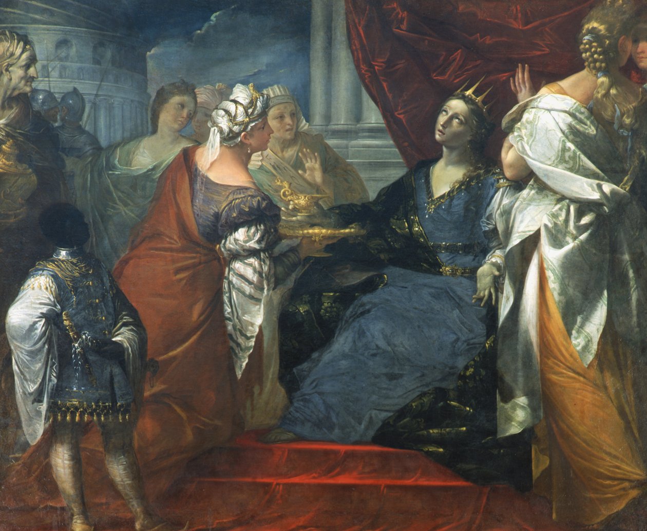 Dronning Artemisia drikker Mausolus aske af Giovanni Gioseffo da Sole