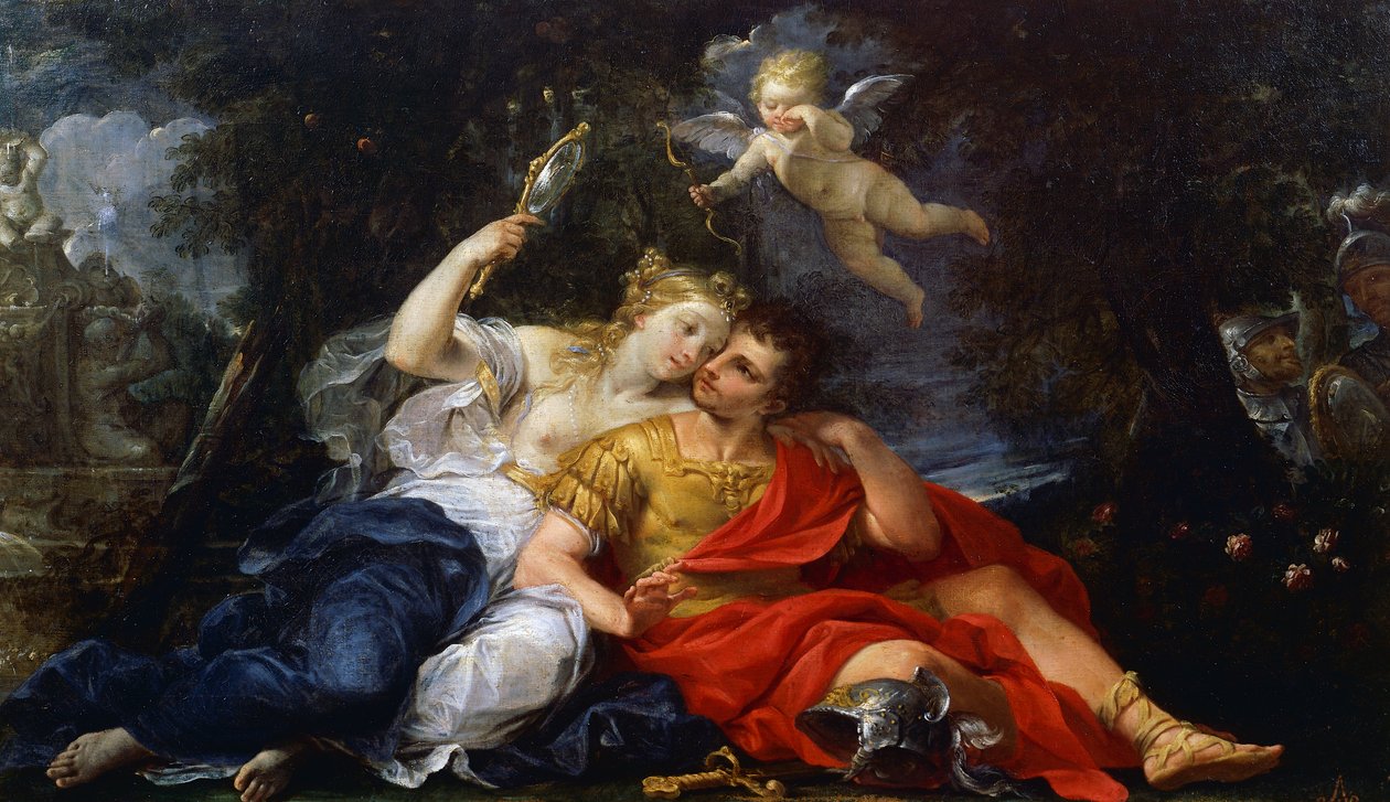 Rinald og Armida, maleri af Giovan Gioseffo dal Sole af Giovanni Gioseffo da Sole