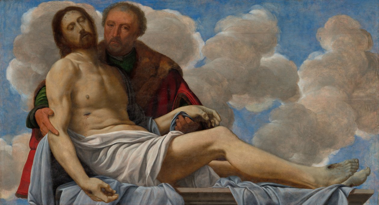 Kristus med Josef af Arimatæa af Giovanni Girolamo Savoldo