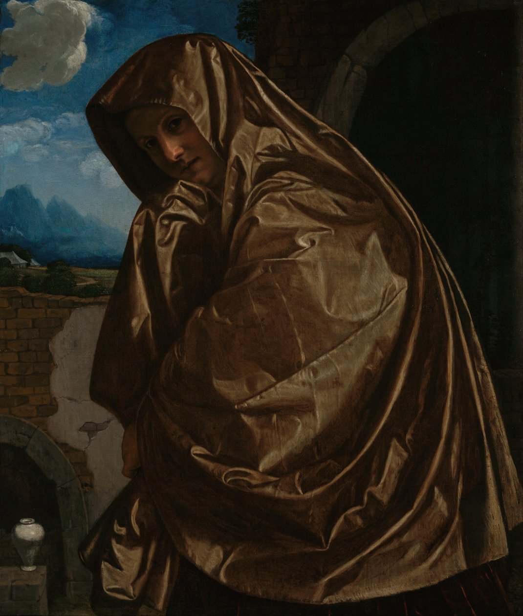Sankt Maria Magdalena ved graven af Giovanni Girolamo Savoldo