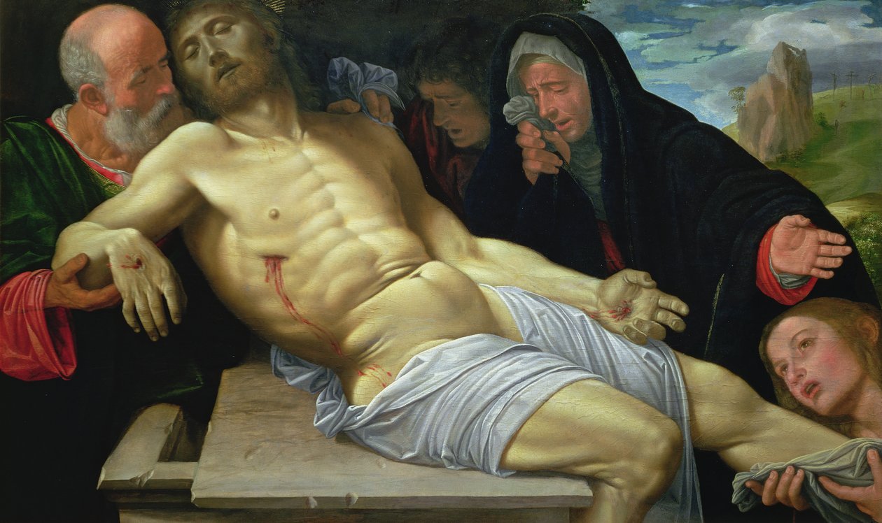 Kristi klagesang af Giovanni Girolamo Savoldo