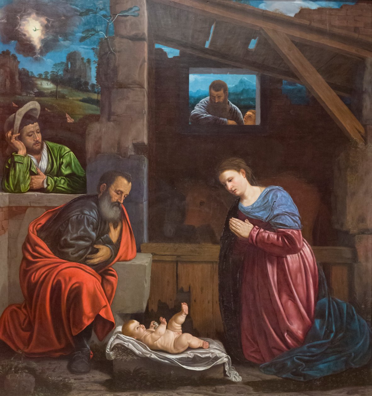 Hyrdernes tilbedelse af Giovanni Girolamo Savoldo