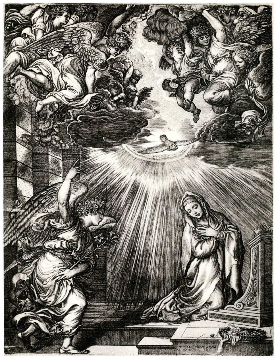 Bebudelse, 1500-tallet, 1937 af Giovanni Jacopo Caraglio