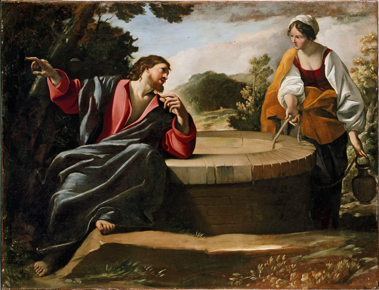 Kristus og Samarias kvinde, slutningen af 1620