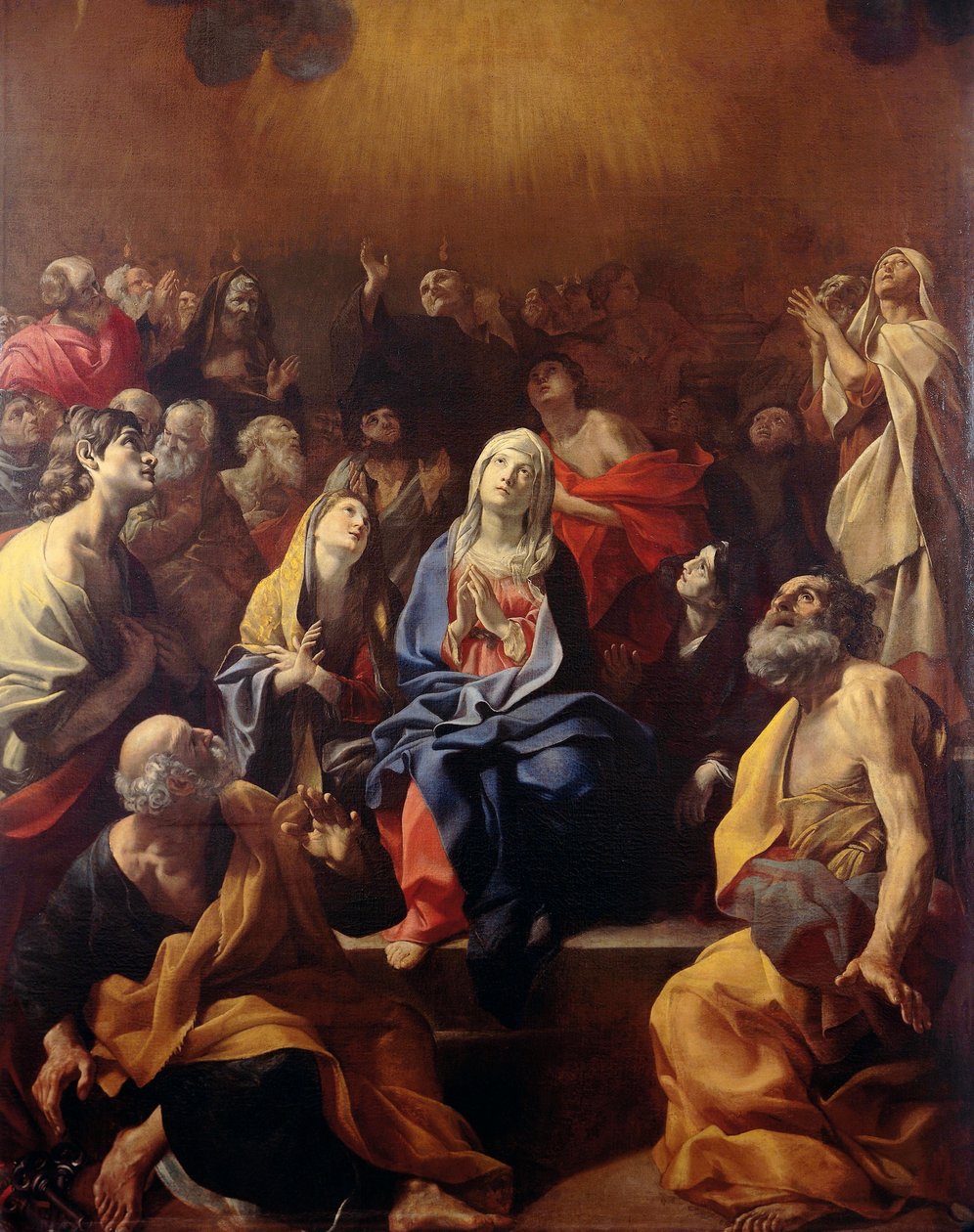 Pinse af Giovanni Lanfranco (1582-1647), olie på lærred, 373x241 cm af Giovanni Lanfranco
