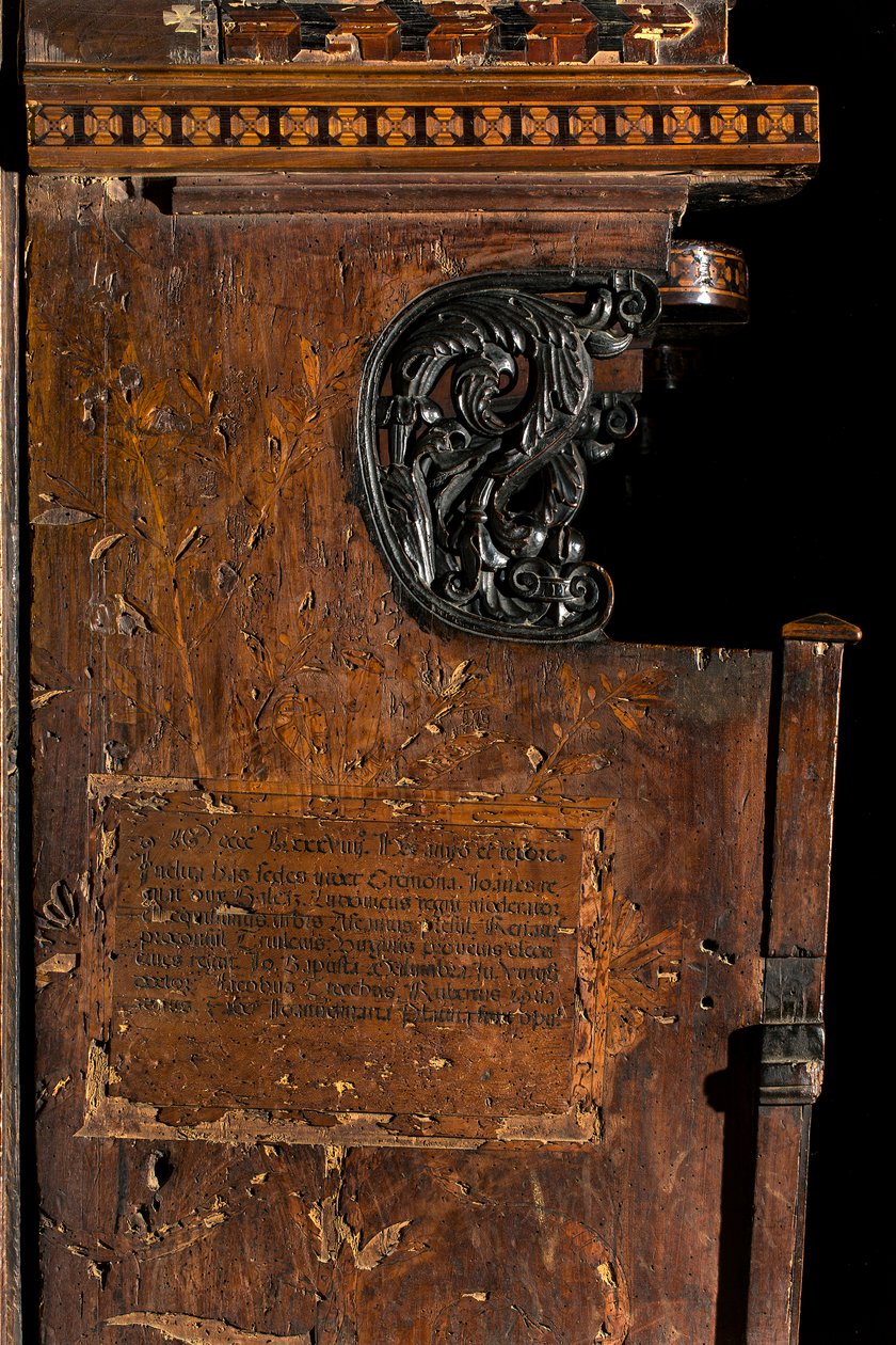 Lignaean Canonical Choir, indlagt af Giovanni Maria Platina 1484, venstre sideindlæg af Giovanni Maria Platina