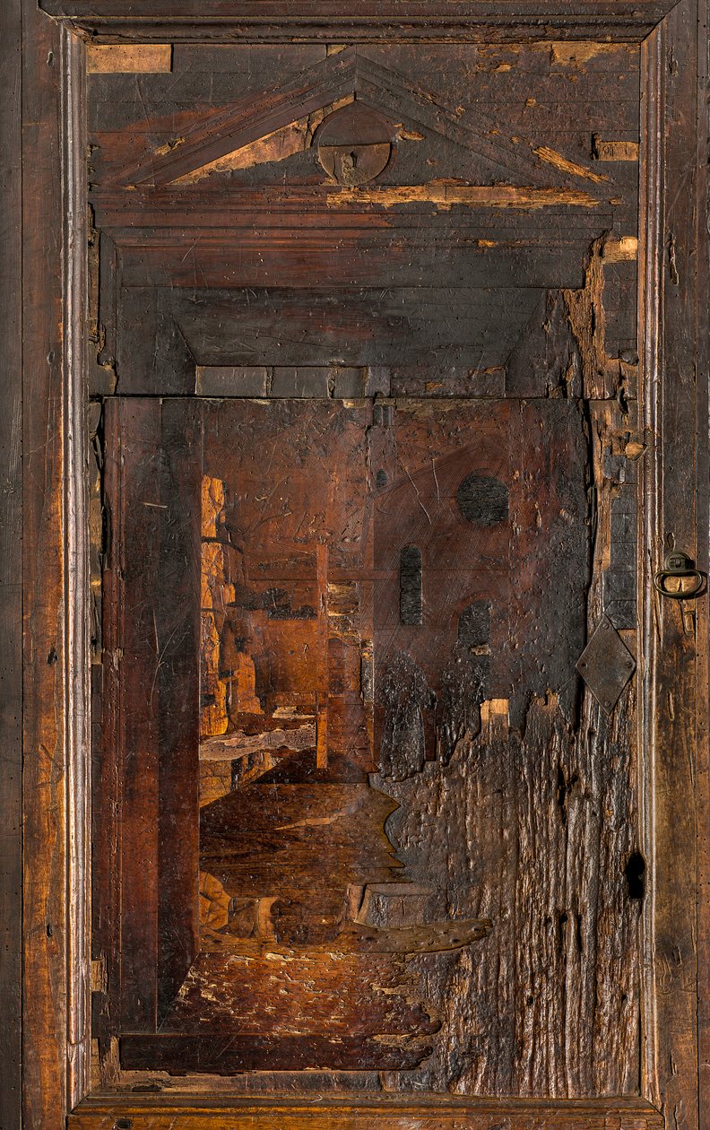 Lignaean Canonical Choir, indlagt af Giovanni Maria Platina 1484, Superior Stall af Giovanni Maria Platina