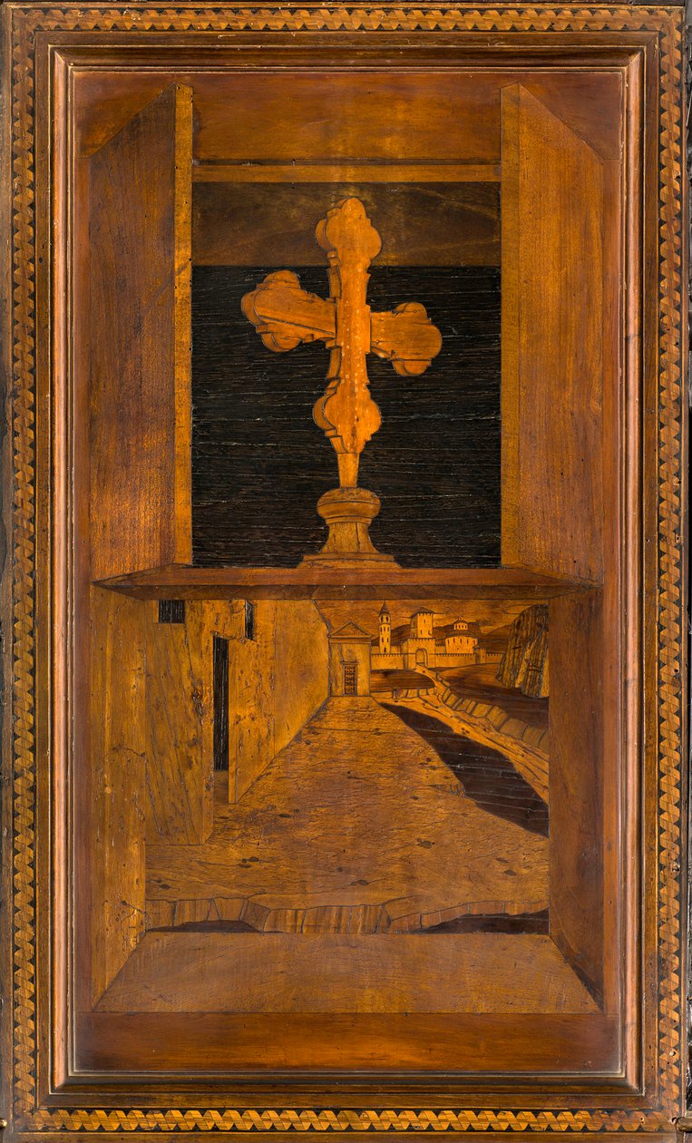 Lignaean Canonical Choir, indlagt af Giovanni Maria Platina 1484, Superior Stall af Giovanni Maria Platina