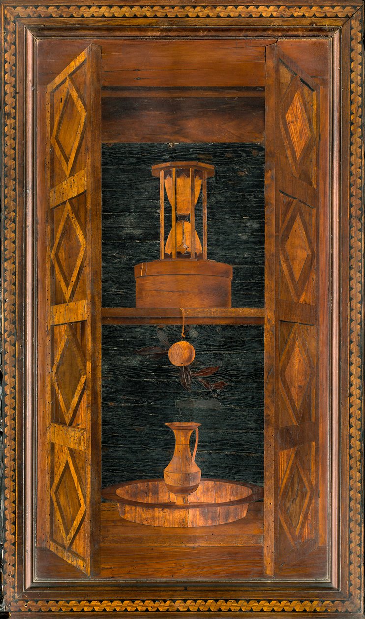 Lignaean Canonical Choir, indlagt af Giovanni Maria Platina 1484, Superior Stall af Giovanni Maria Platina