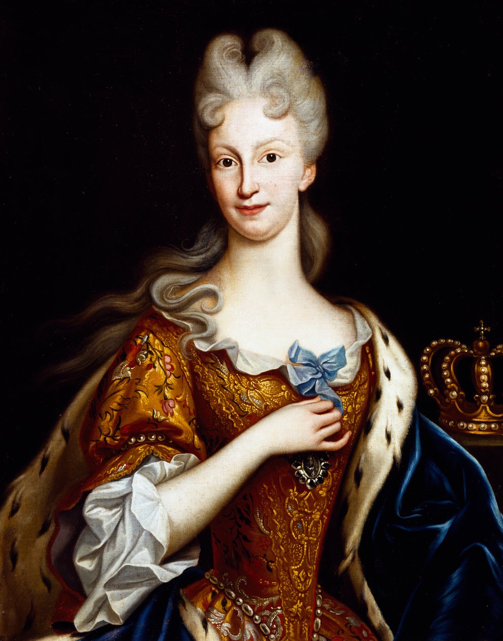 Portræt af Elisabeth Farnese (Parma af Giovanni Maria delle called Mulinaretto Piane