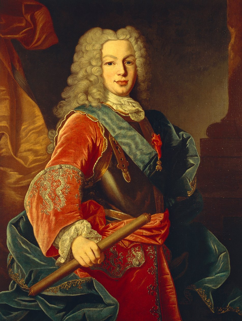 Portræt af Filip V af Spanien (Versailles af Giovanni Maria delle called Mulinaretto Piane