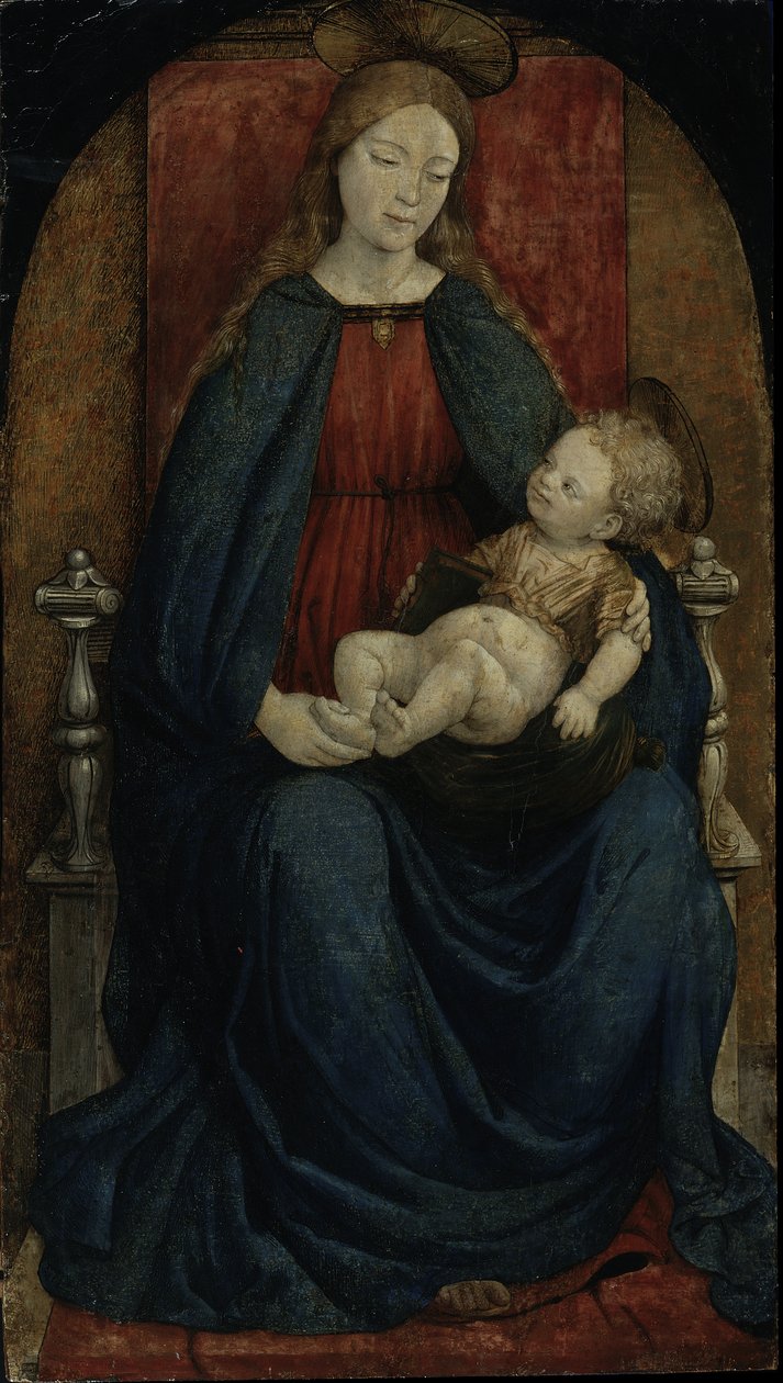 Jomfru og barn, ca. 1480 af Giovanni Martino Spanzotti