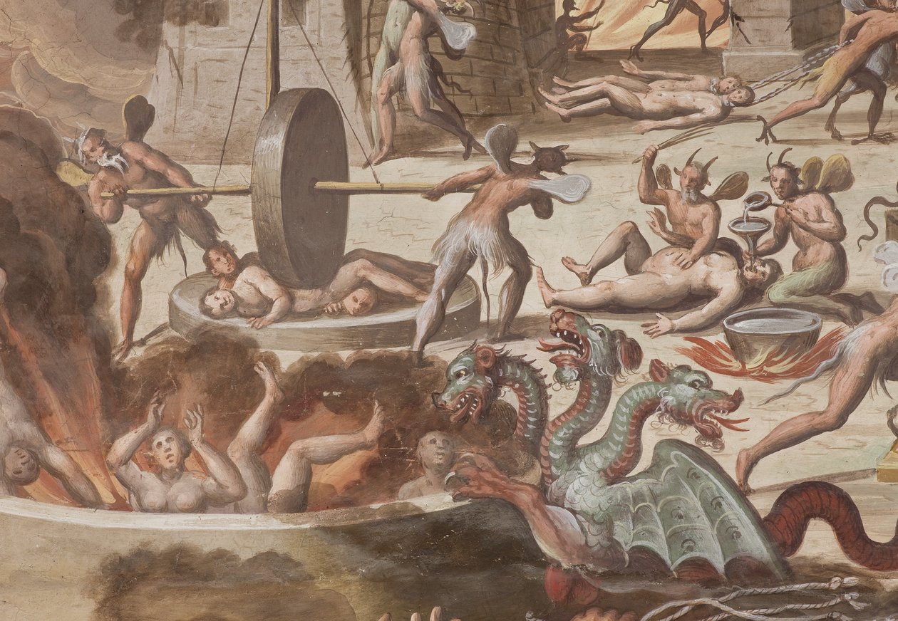 Helvede, 1614 (detalje af 3498680) af Giovanni Mauro della Rovere