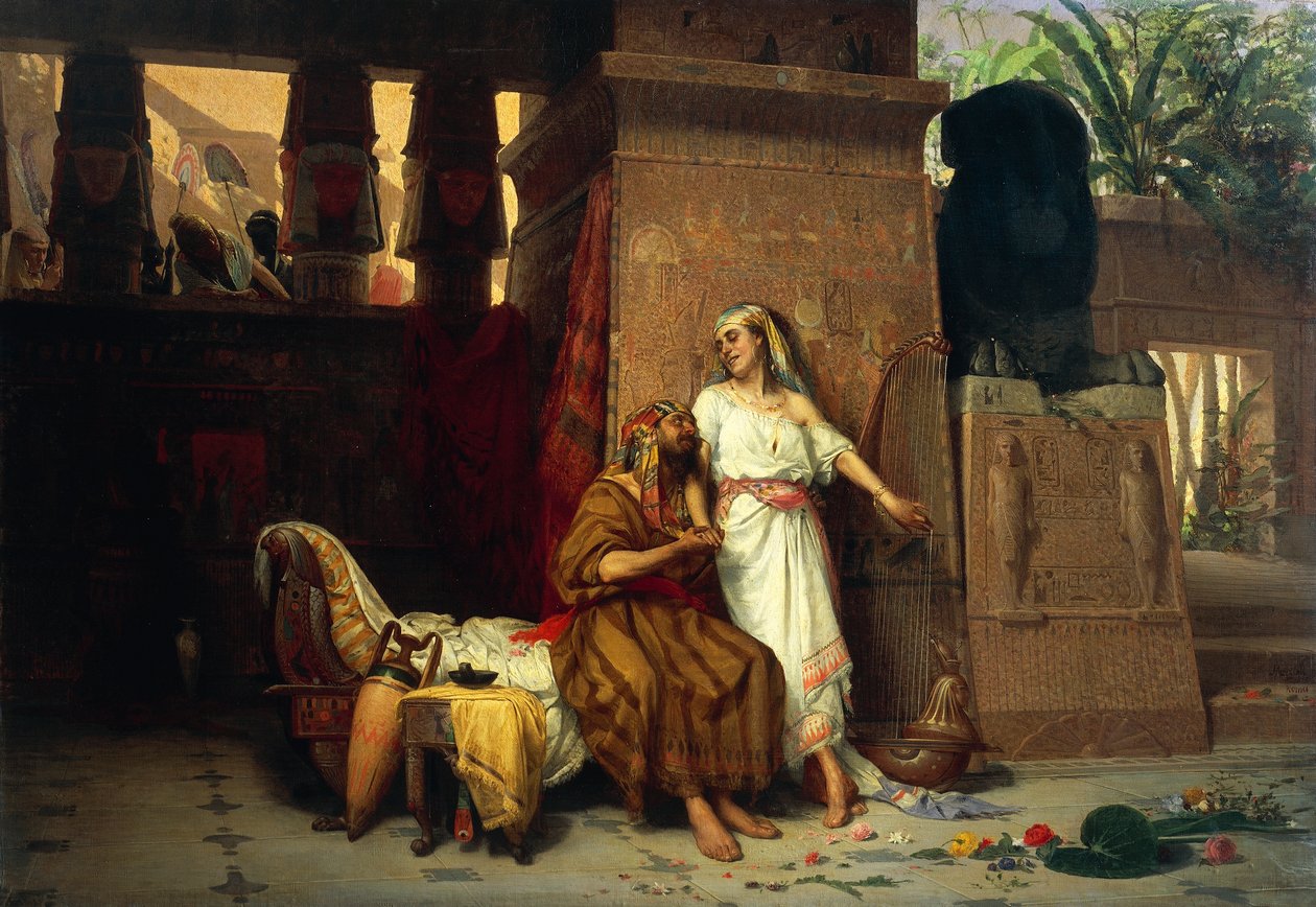 Abraham og Sara ved faraoernes hof af Giovanni Muzzioli