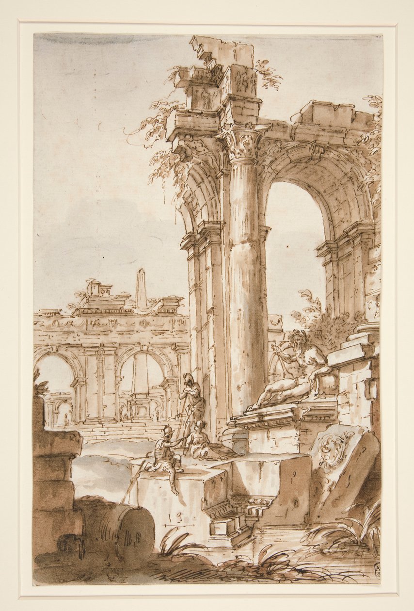 Til Roman Capriccio af Giovanni Paolo Panini